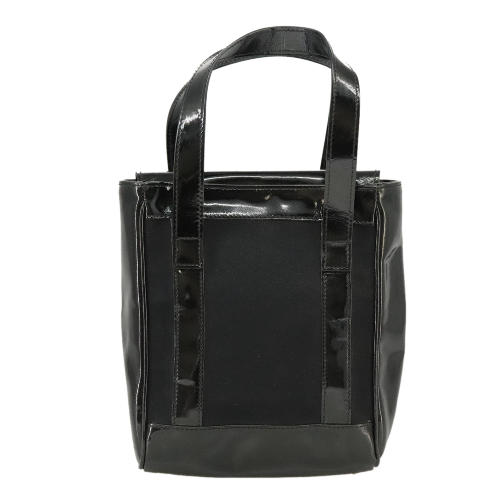 GUCCI Hand Bag Enamel Black Auth ti2465 - Picture 2 of 16